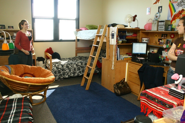 College dorm leaked