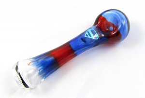 Piece of the Week | Superman Pipes and Bongs | source: http://www.etsy.com/listing/85623361/hand-blown-glass-tobacco-superhero