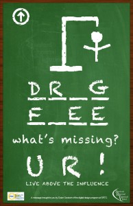 Title: Above the Influence? How about the truth RE: Marijuana, Source: http://sanfordstrong.org/wp-content/uploads/2013/05/finaldylan-goodwin-copy-2.jpg