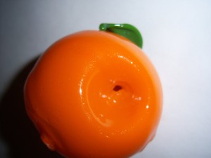 Weedist Piece of the Week | Glass Fruit Pipes | Glass Orange Pipe | source: http://www.etsy.com/listing/123537039/orange-pipe2